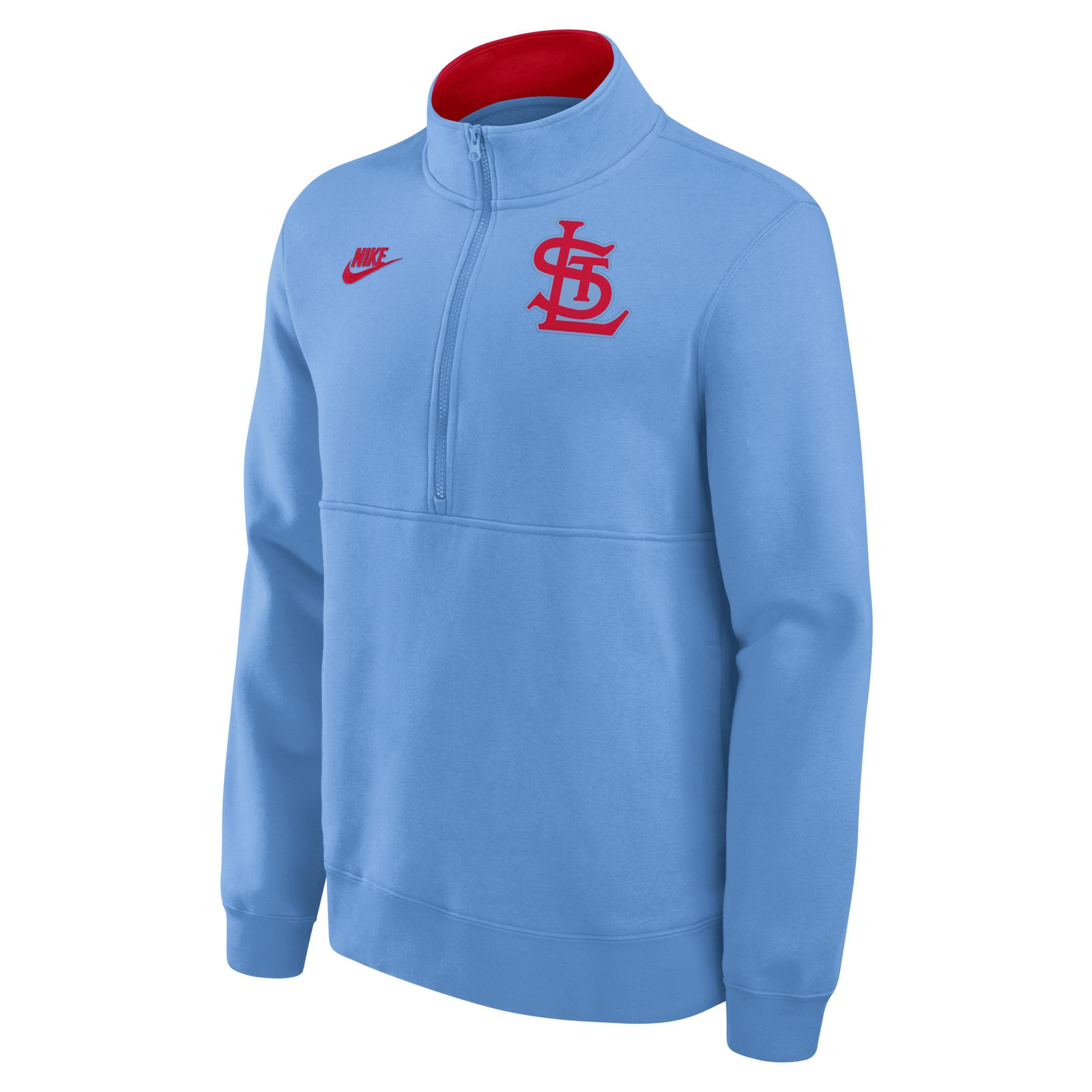 St. Louis Cardinals Cooperstown Nike Men's MLB 1/2-Zip Crew Product Image