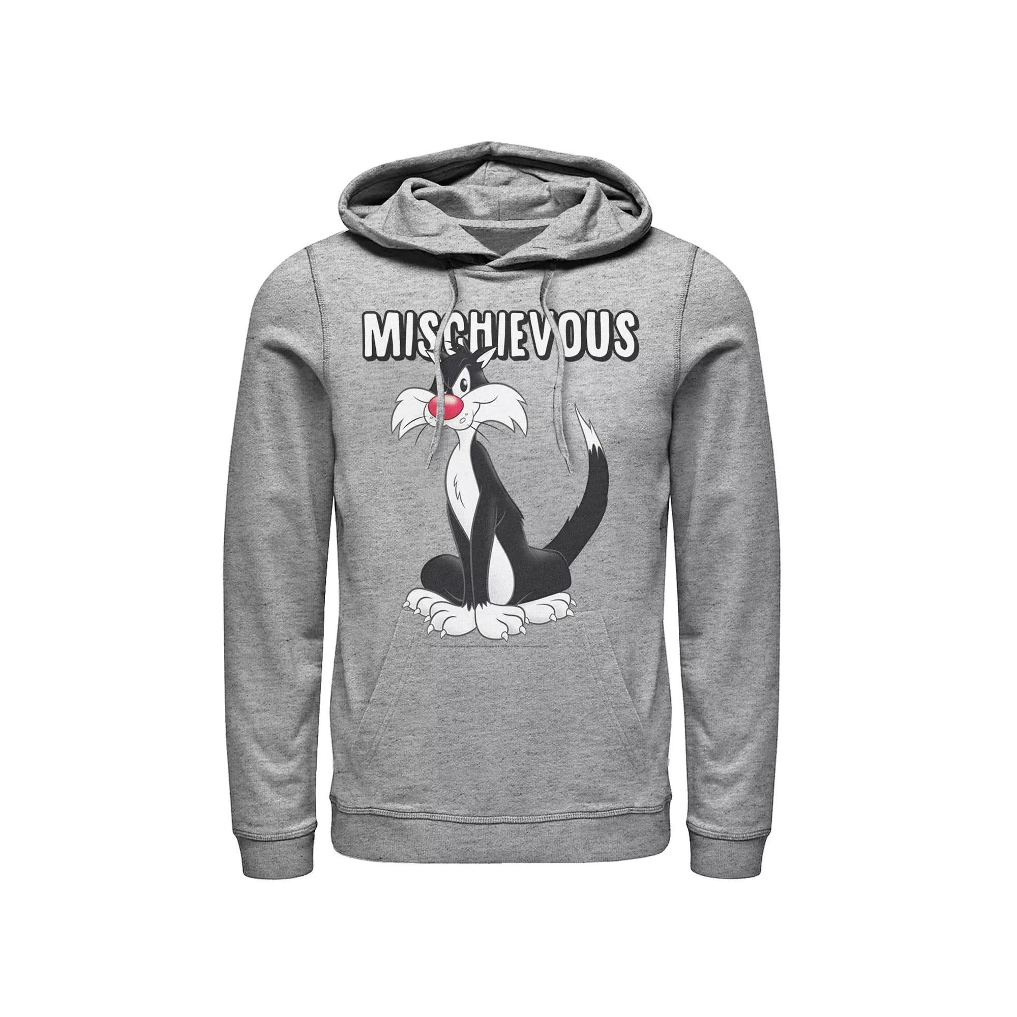 Men's Looney Tunes Sylvester Mischievous Portrait Hoodie,  Product Image