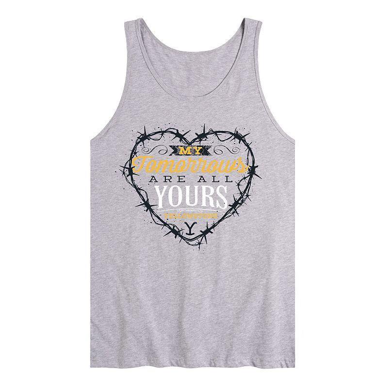 Men's Yellowstone Tomorrow Tank Top, Size: Large, Gray Product Image