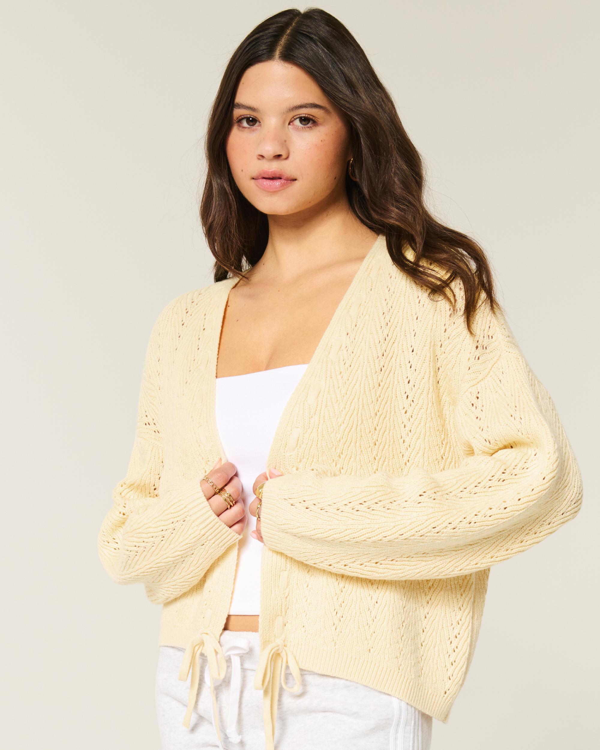 Easy Textured No-Close Cardigan Product Image