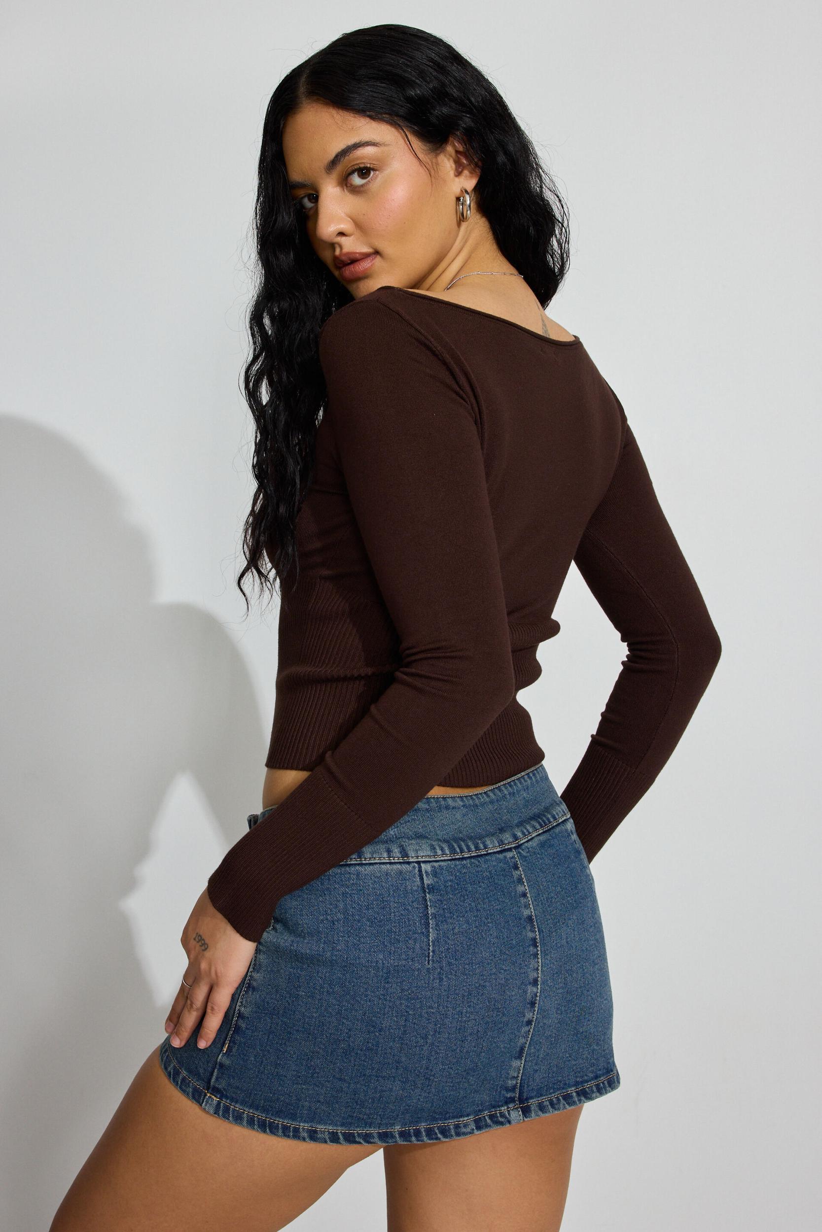 Fitted Boatneck Sweater Product Image