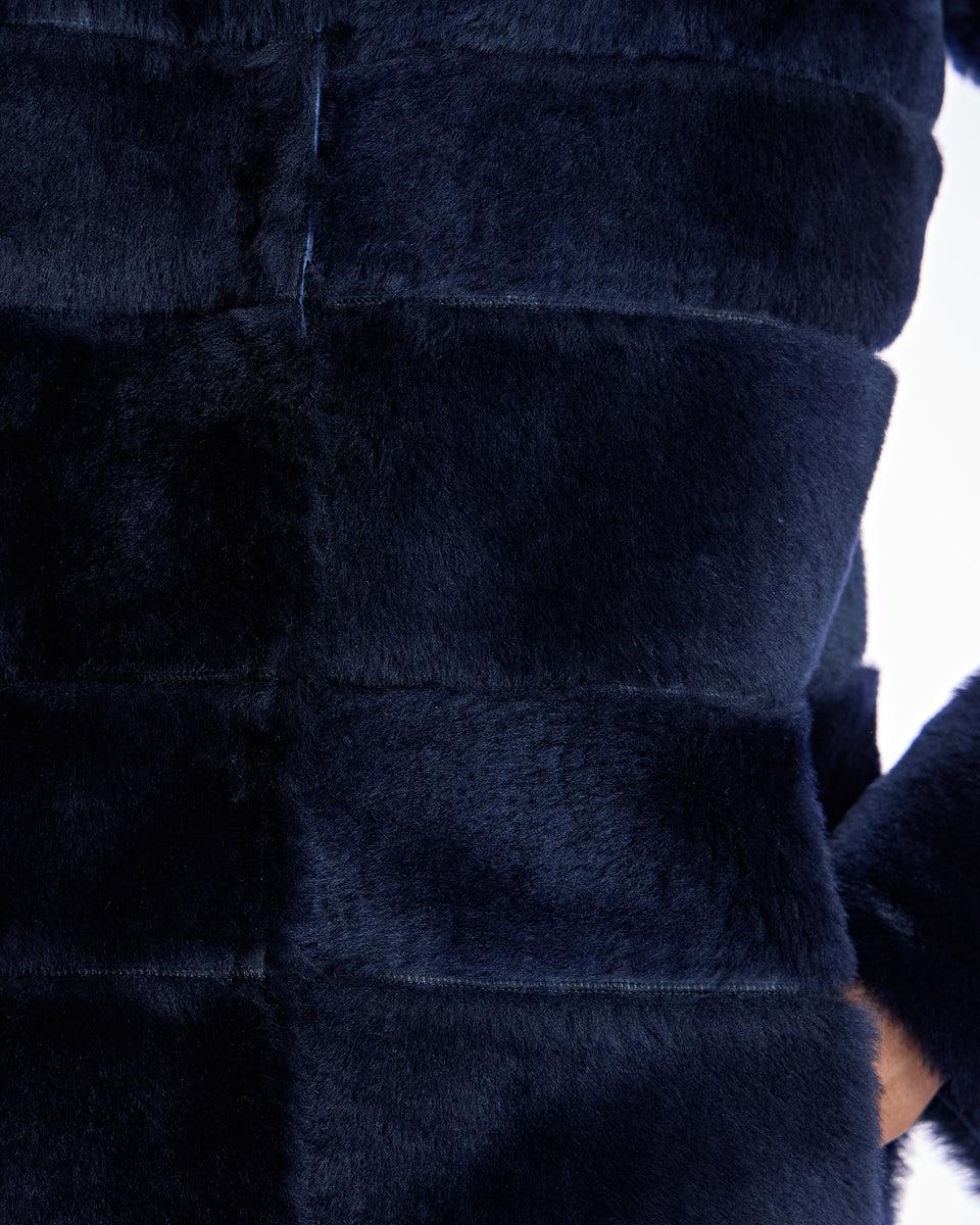 Maximilian Horizontal Shearling Jacket-Maximilian Product Image