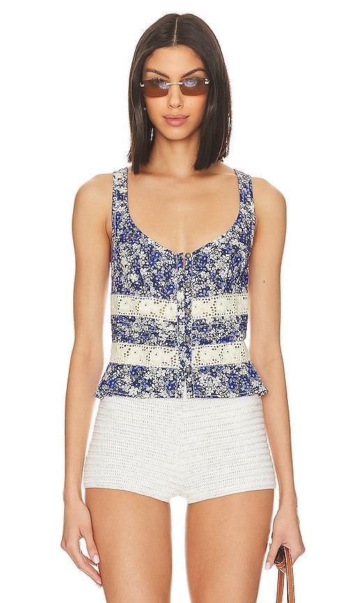 Kiana Lace Tank Printed Free People Product Image