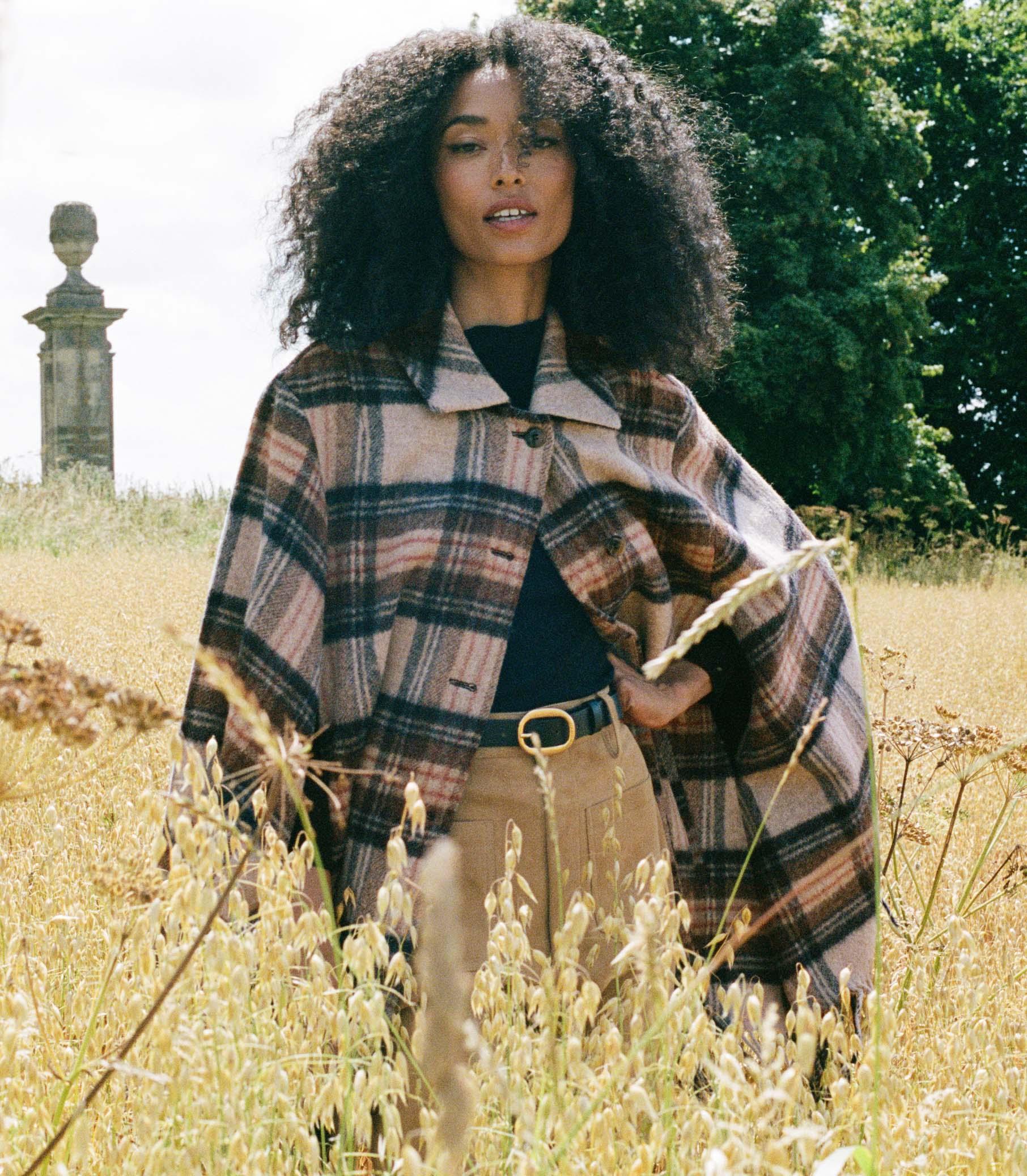 KENT CAPE -- MACLAINE PLAID Product Image