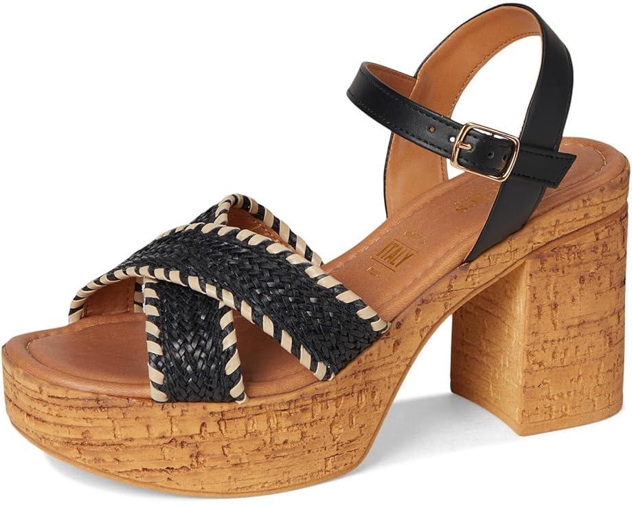 Adorned Raffia Slide Sandal Product Image
