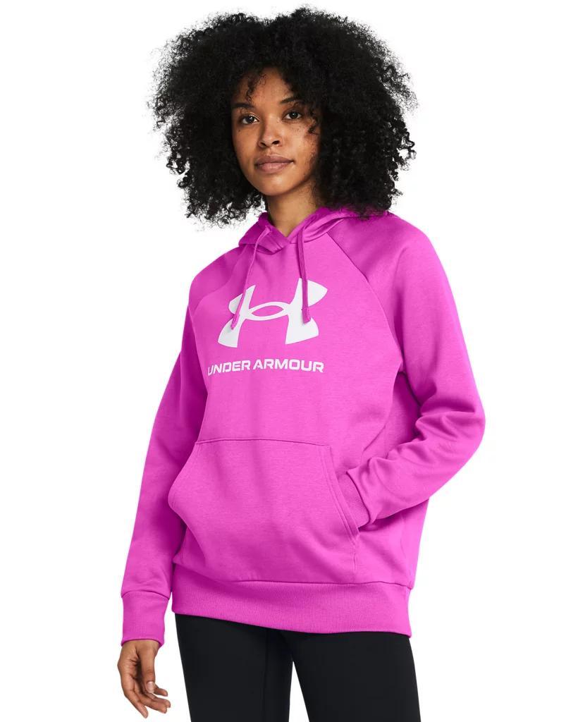 Womens UA Rival Fleece Big Logo Hoodie Product Image