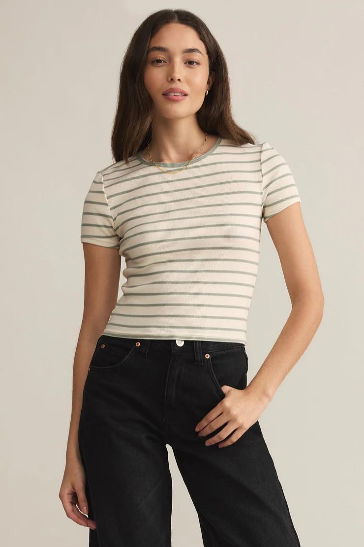 Saxton Striped Tee Product Image