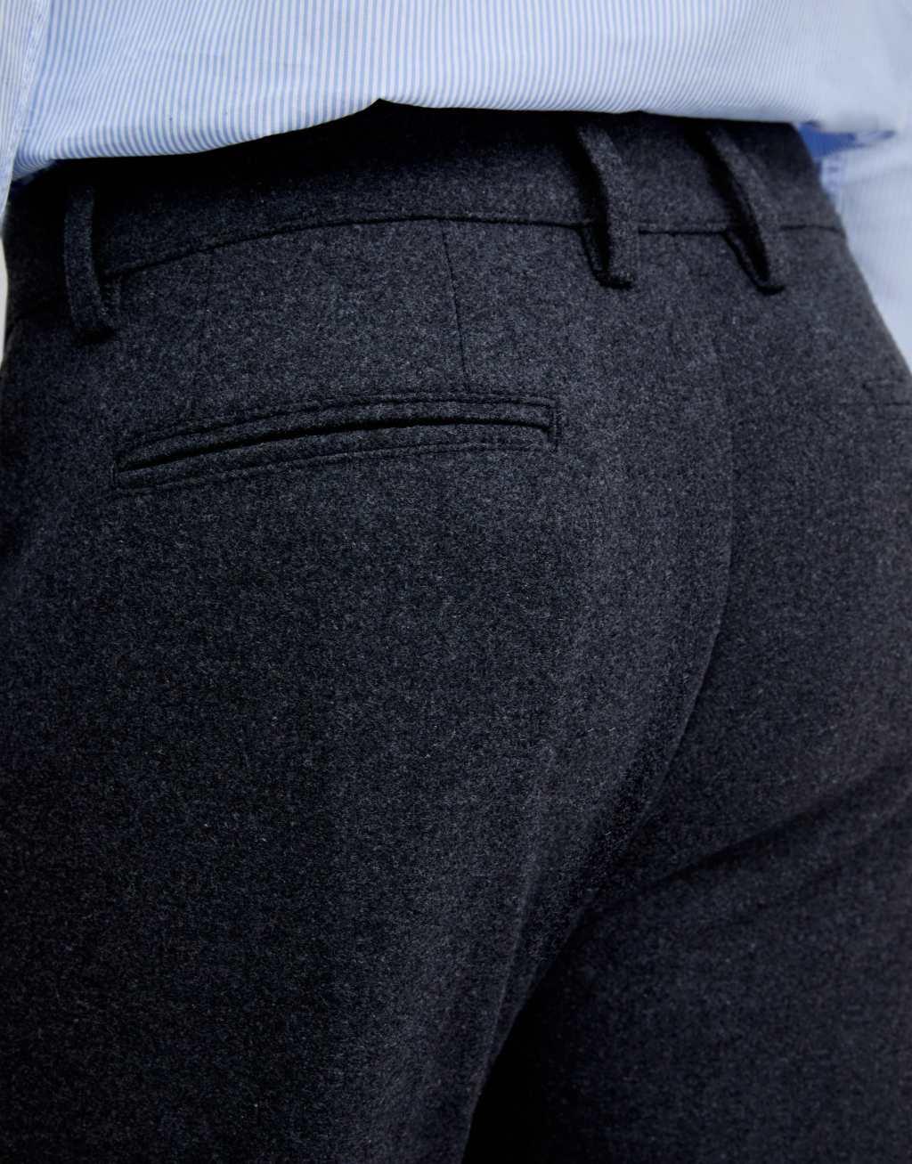 Scalpers Firenze Warm Pants In Dark Gray  Product Image