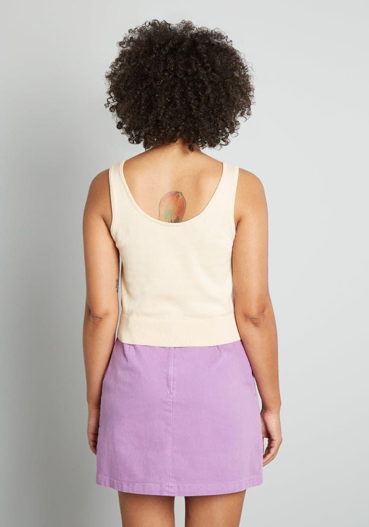 My Blossom-Kissed Embroidered Tank Top Product Image