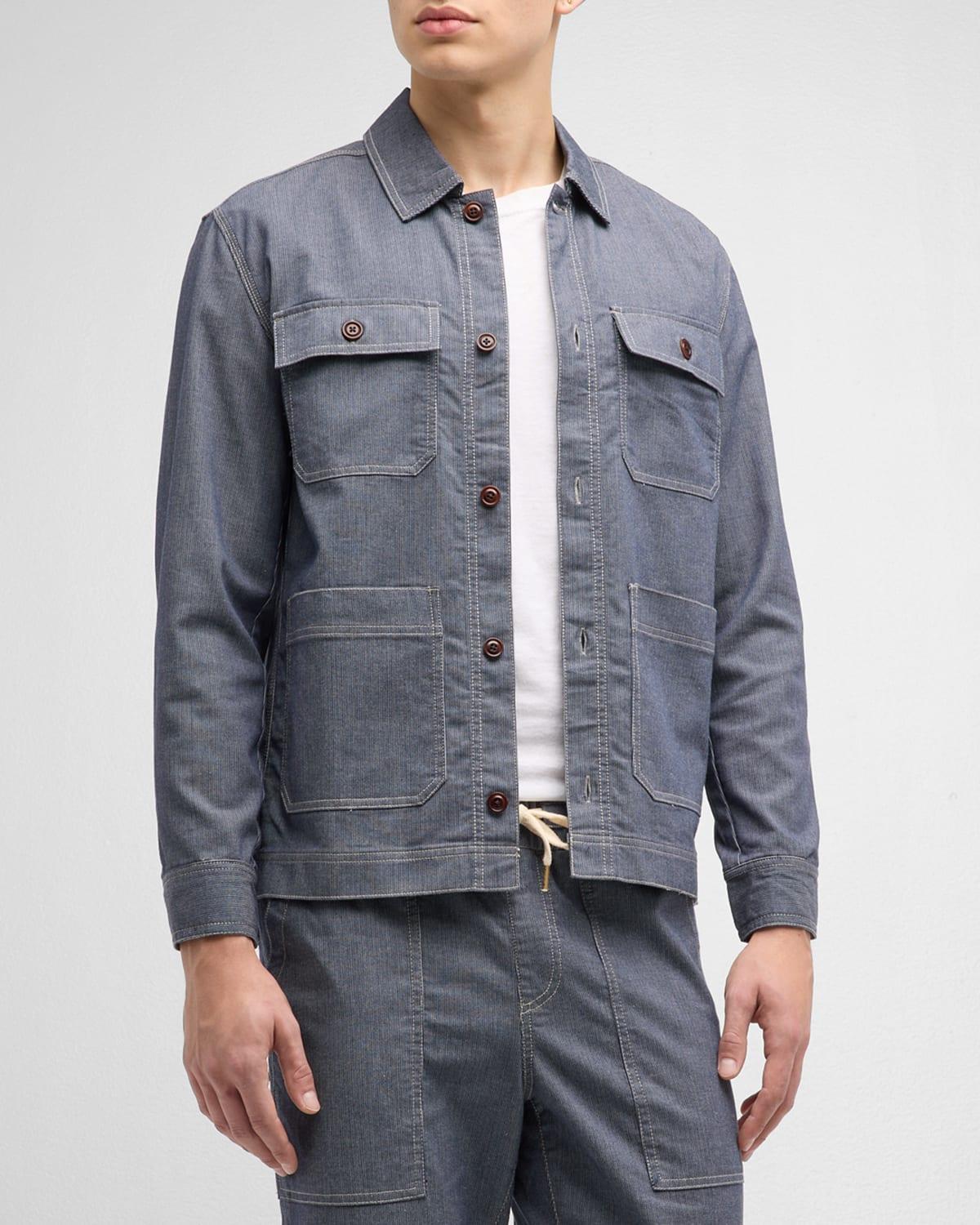 Mens Franklin Railroad Shirt Jacket Product Image