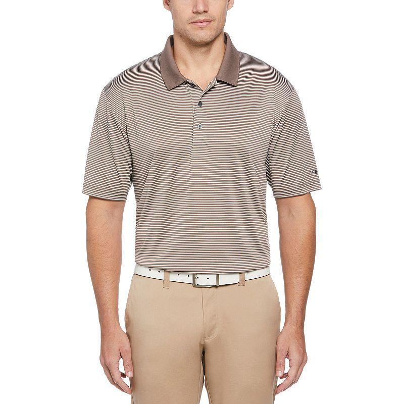 Mens Grand Slam Off Course Championship Striped Golf Polo Product Image