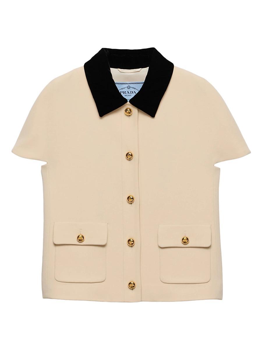 Womens Sable Compact Short Sleeved Jacket Product Image
