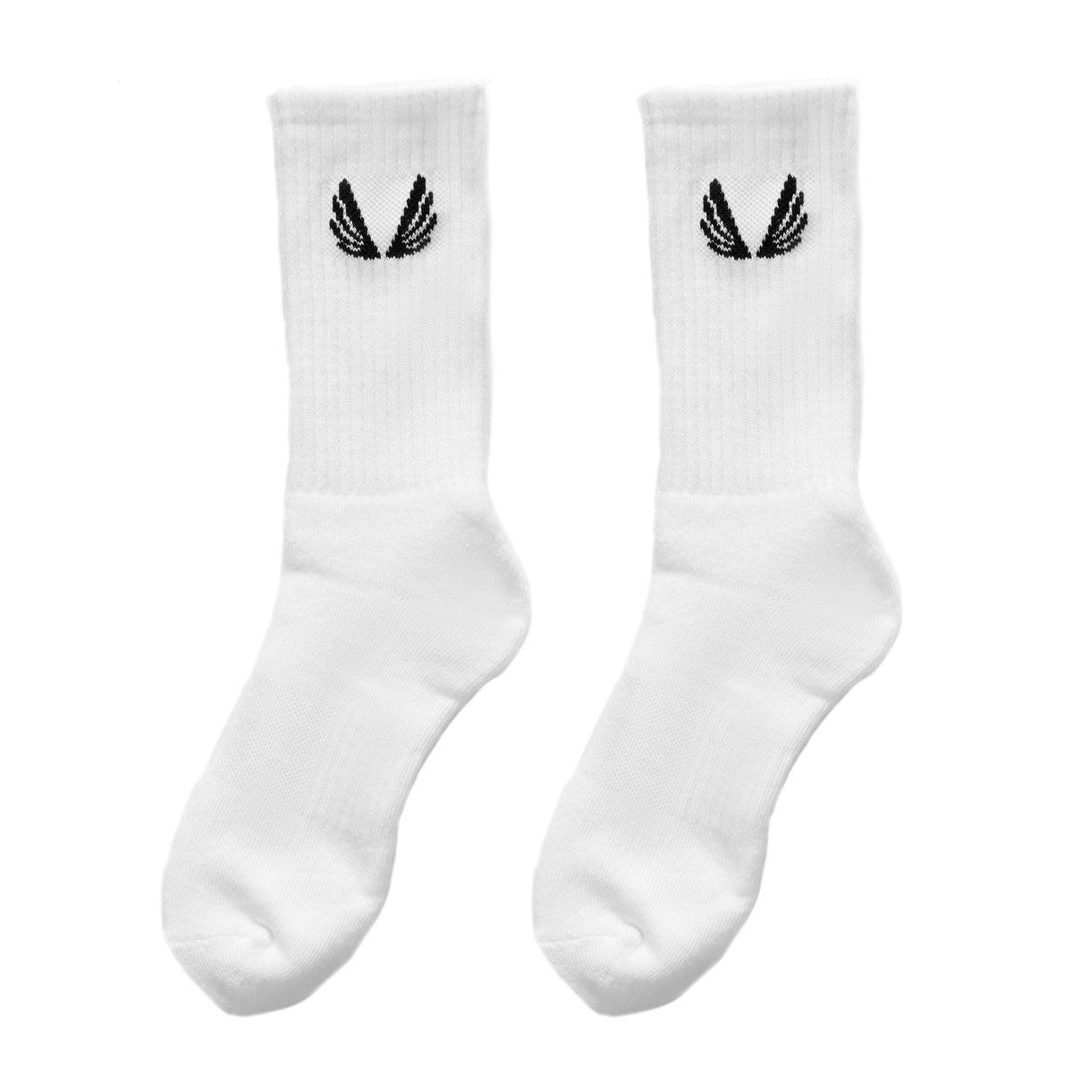 Essential Crew Socks (3 Pair) - White Product Image