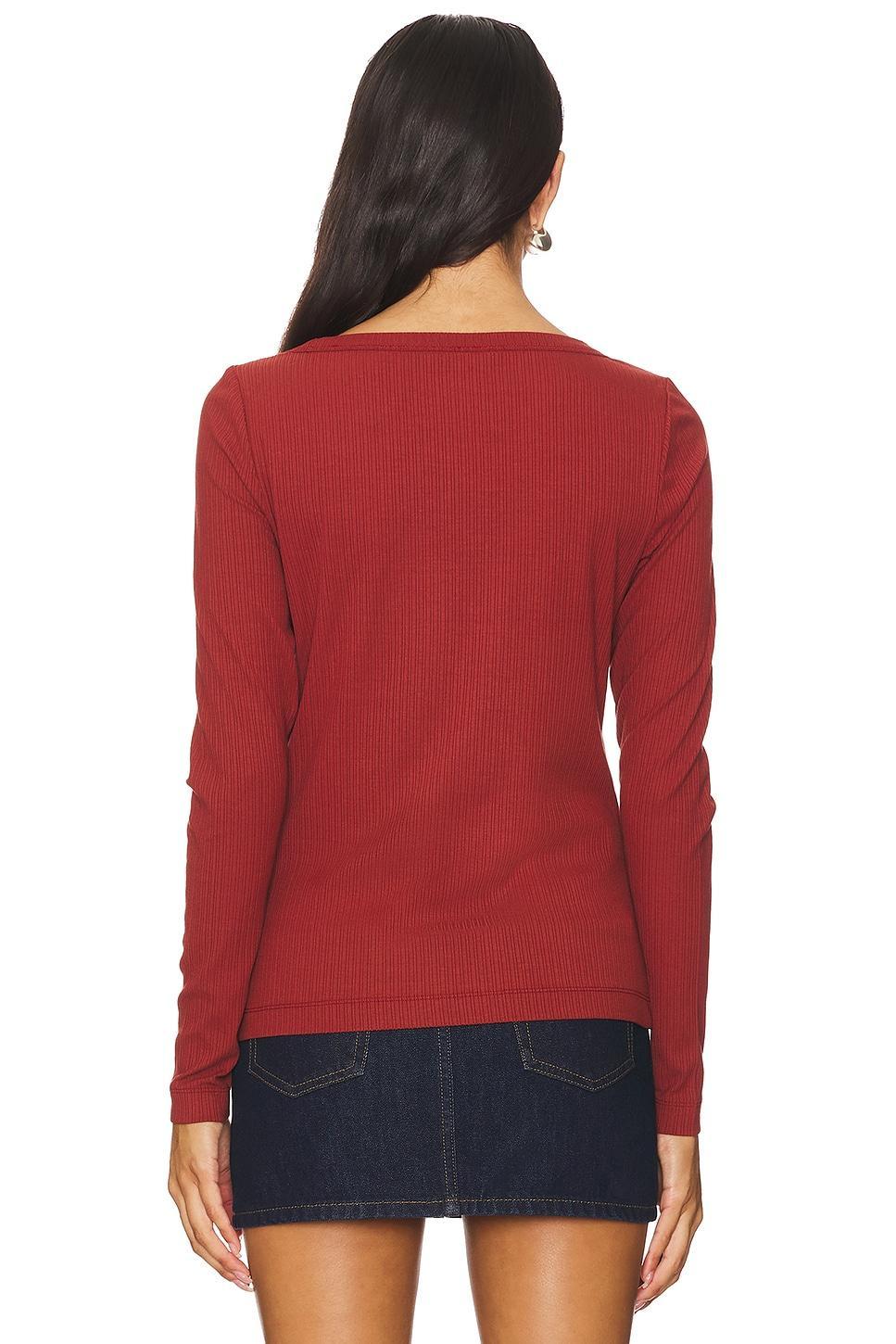 Rib Scoop Tee SPANX Product Image