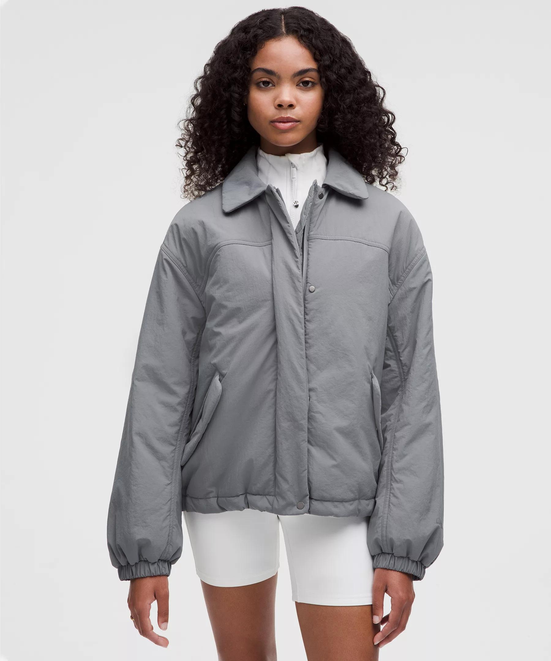 Insulated Oversized Collared Jacket Product Image