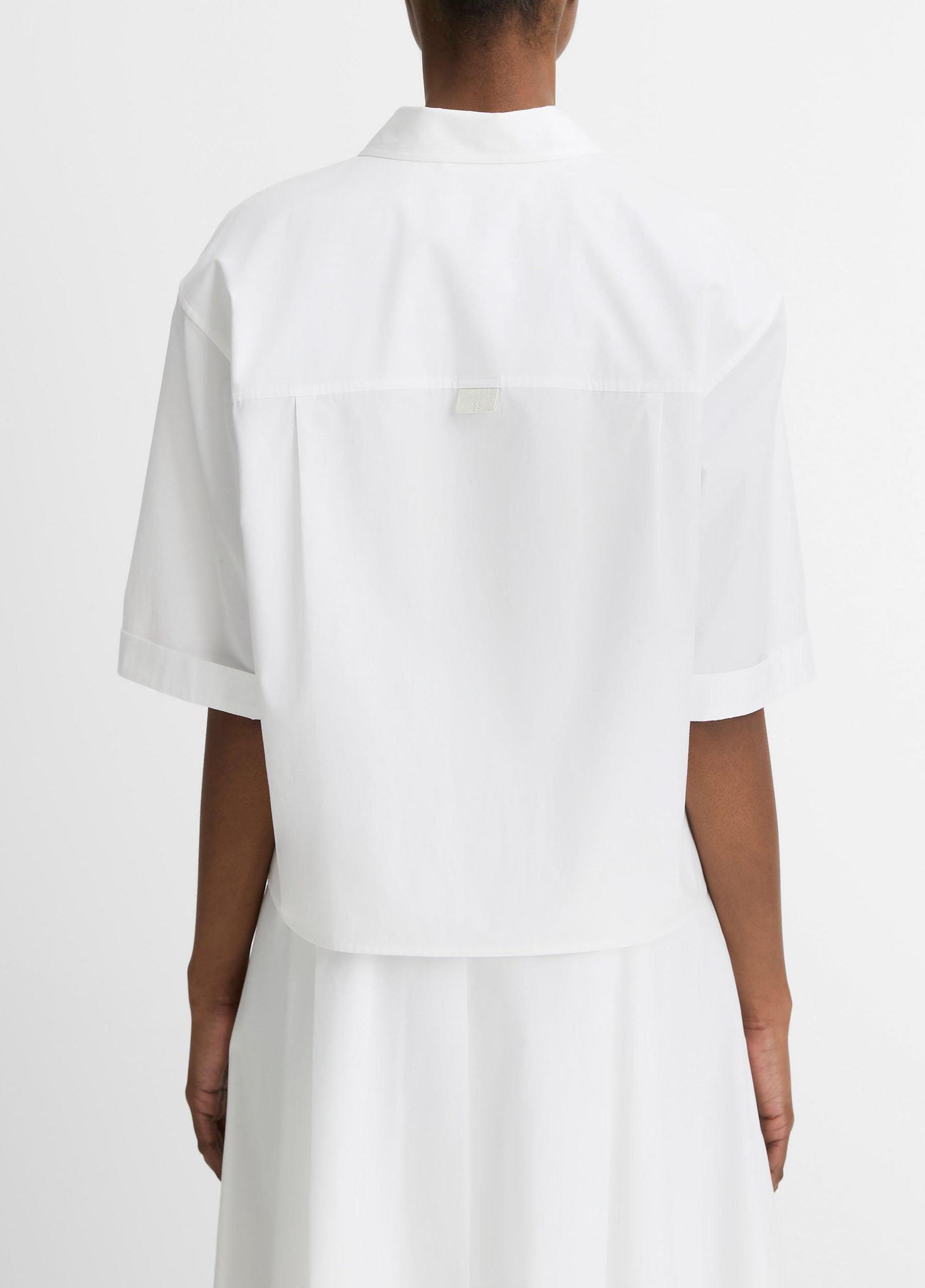 Canvas Tape Cotton Button-Front Shirt Product Image