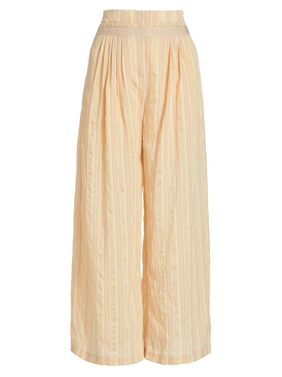 Womens Brubeck High-Waist Wide-Leg Pants Product Image