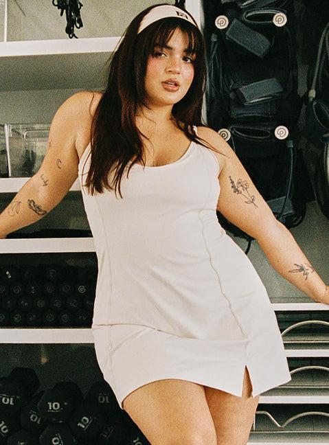 Ambition Activewear Romper Latte Curve Product Image