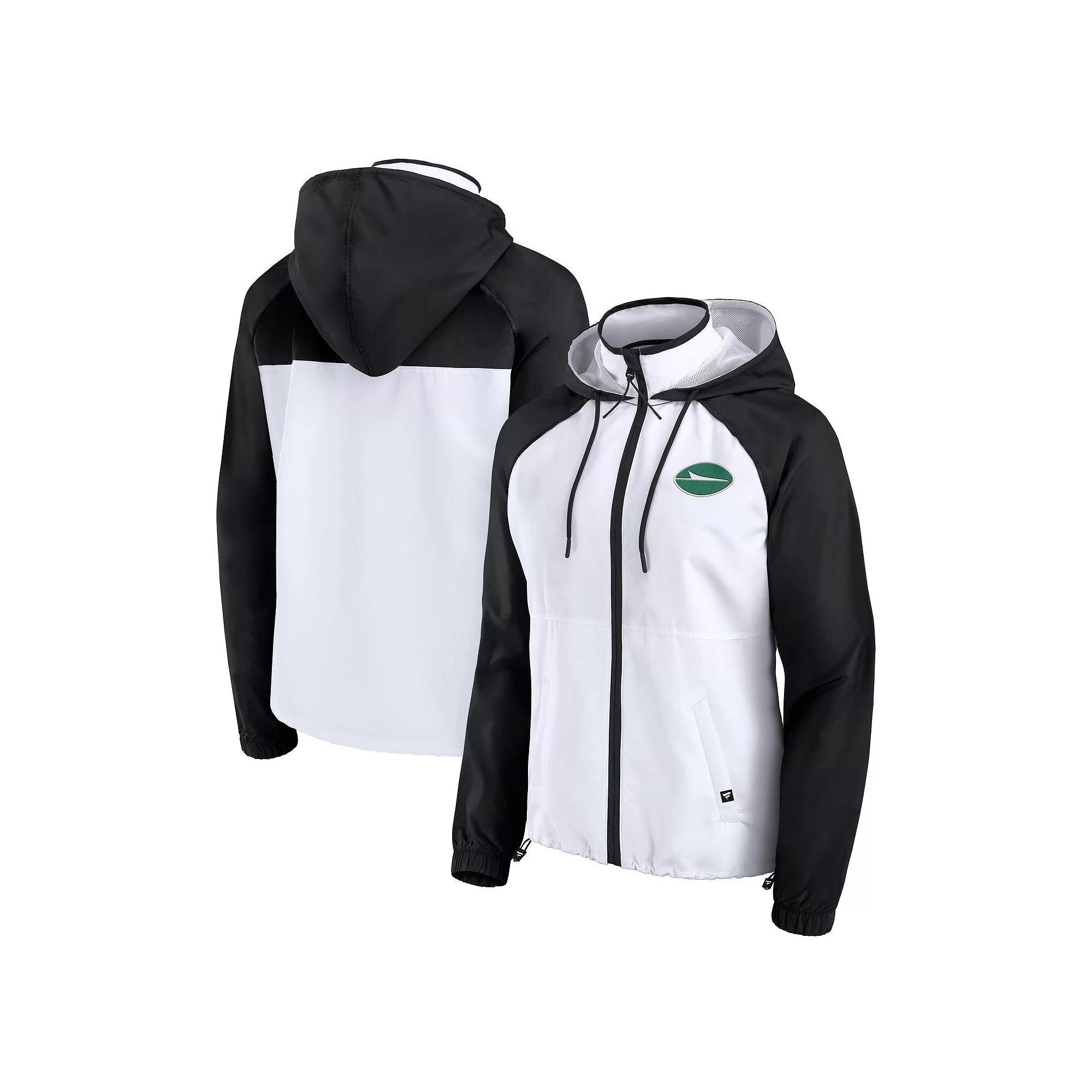 Women's Fanatics White Oregon Ducks Full-Zip Anorak Hoodie Jacket,  Product Image