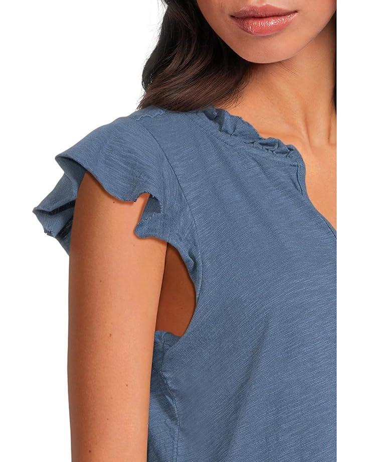 Flutter Sleeve Tie Front Top Product Image