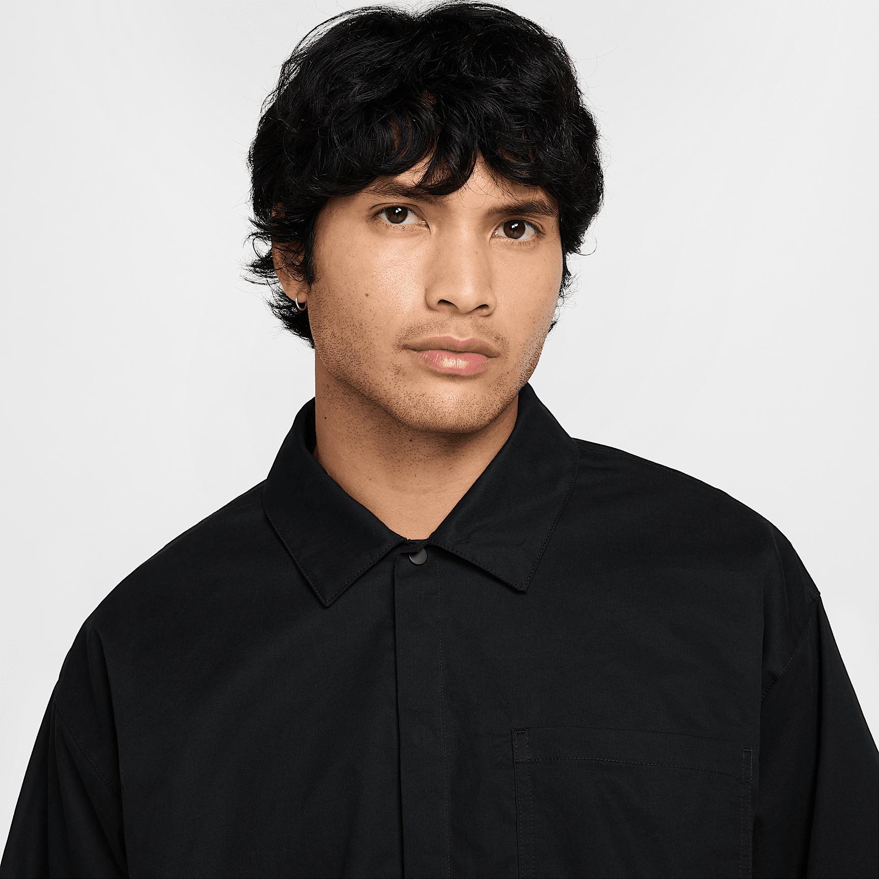 Mens Nike Sportswear Tech Button-Down Top | HJ2936-480 Product Image