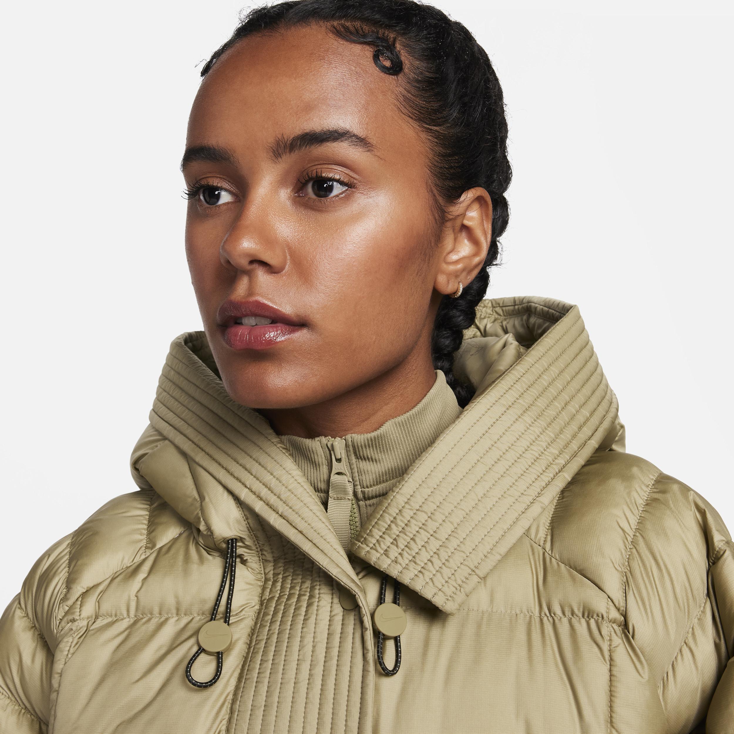 Womens Nike Sportswear Swoosh Puffer PrimaLoft Therma-FIT Oversized Hooded Jacket Product Image