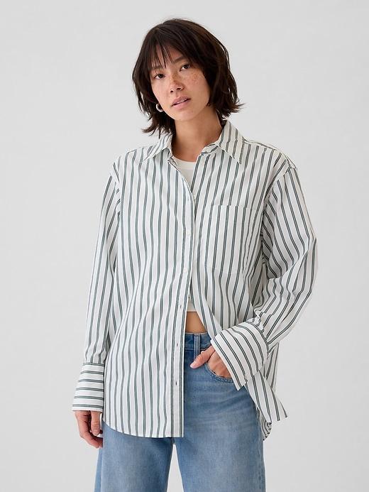 Organic Cotton Poplin Big Shirt Product Image