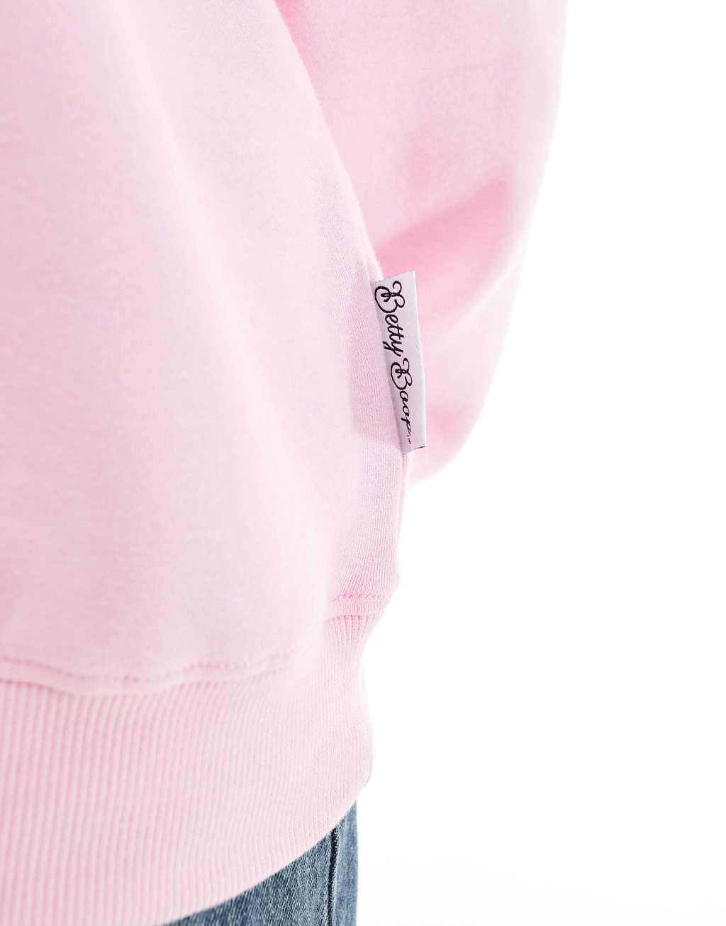 Cotton On classic crew sweatshirt with Betty Boop graphic Product Image