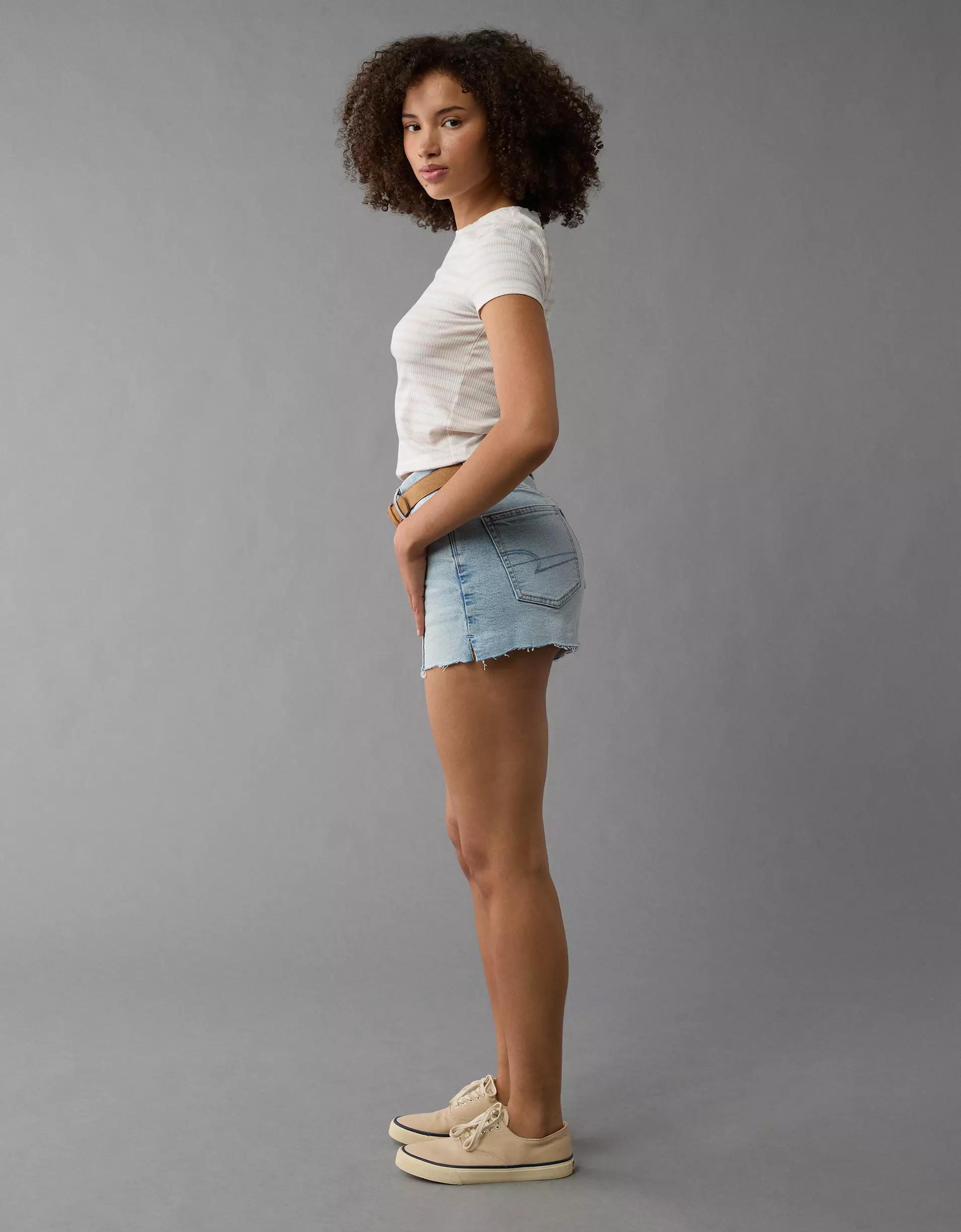 AE Strigid Curvy Super High-Waisted Relaxed Short Product Image