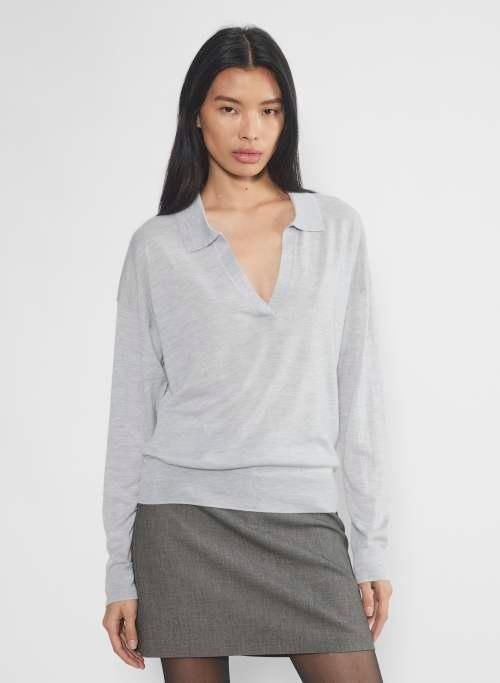 clara merino wool sweater Product Image