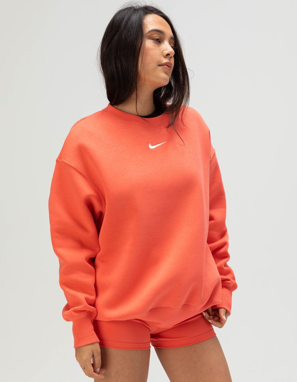 NIKE Sportswear Womens Oversized Crewneck Sweatshirt - CORAL Product Image
