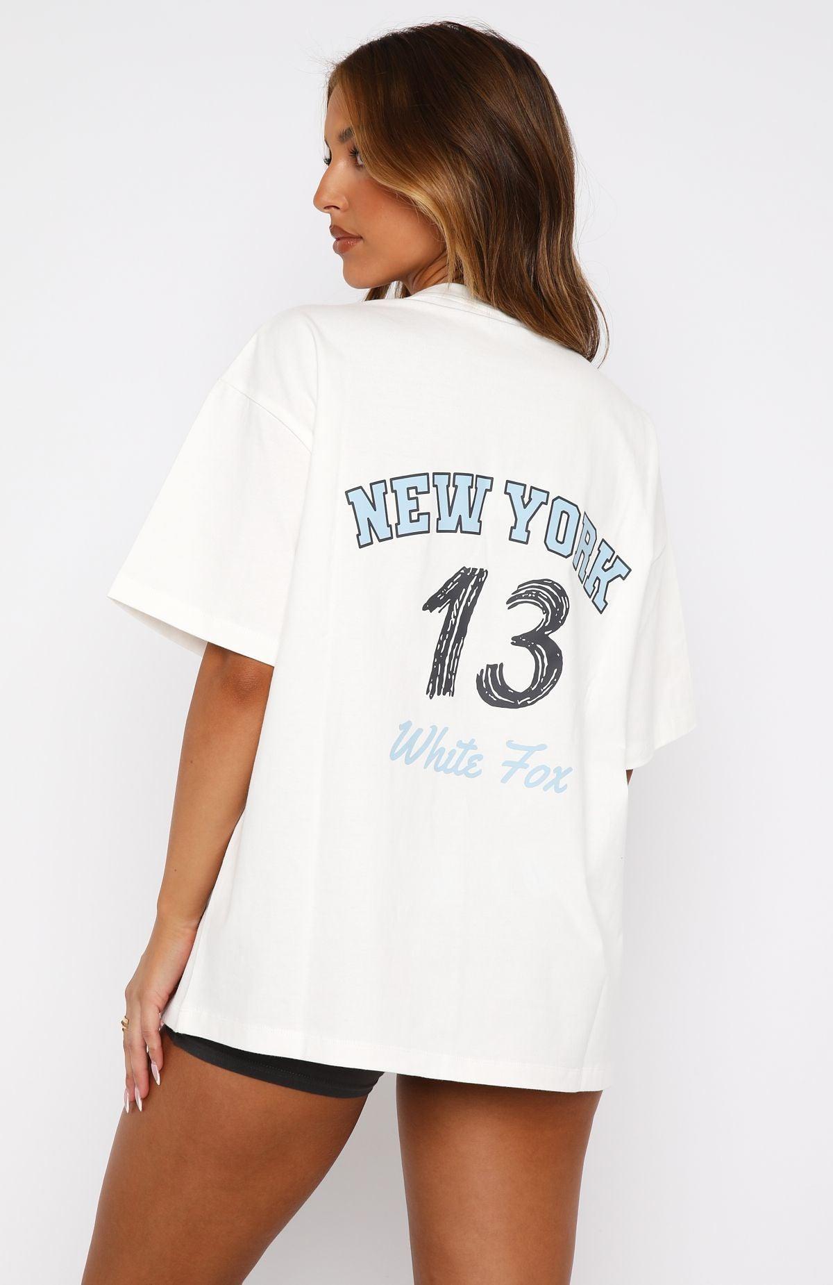 Team New York Oversized Tee White Product Image