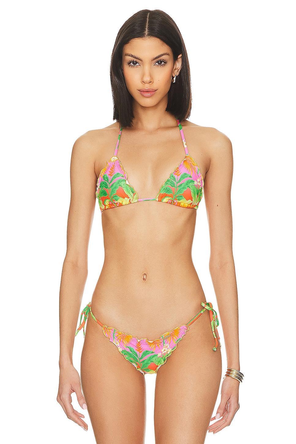 Palm Breeze Wavy Luxe Bikini Top Luli Fama Product Image