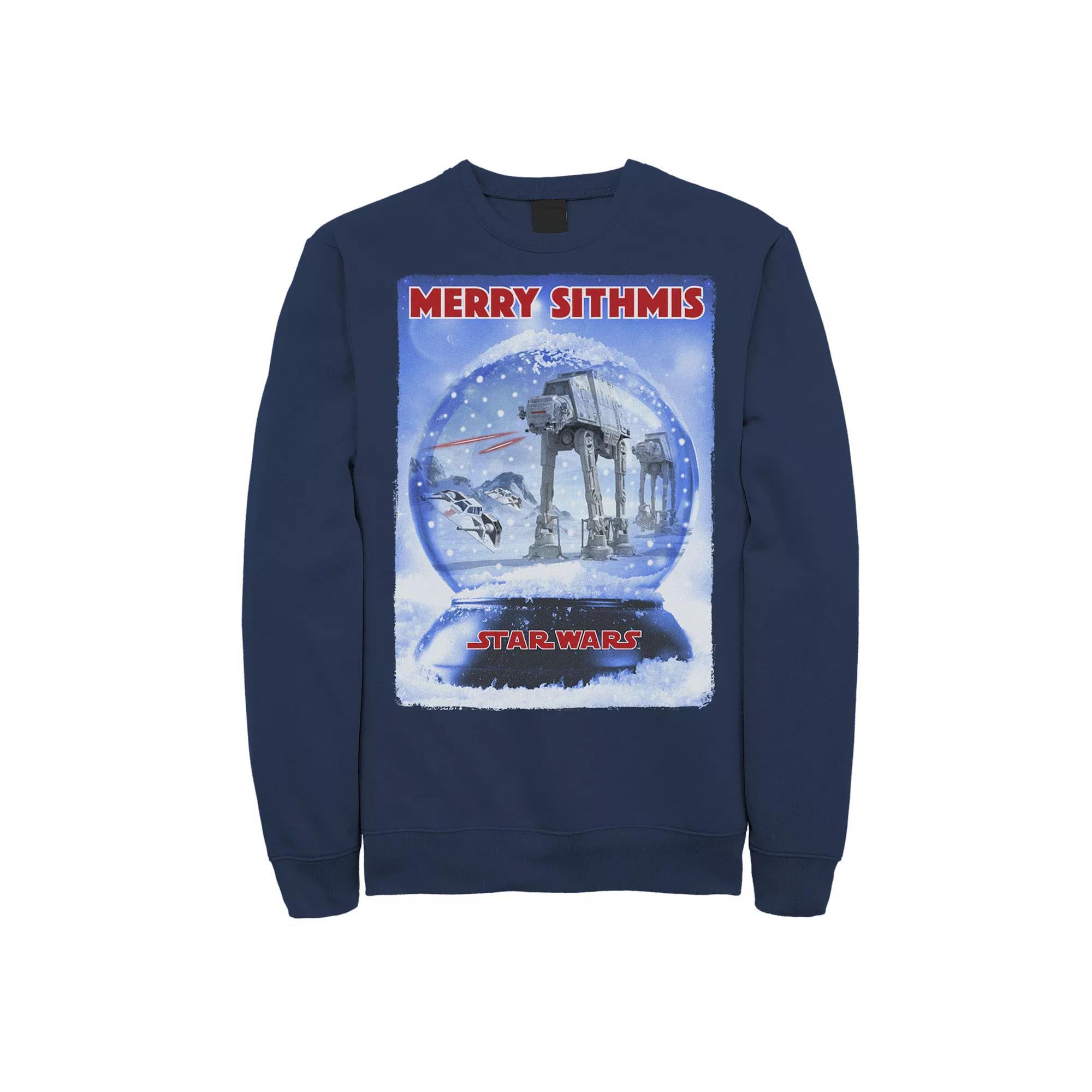 Men's Star Wars Snow Global Domination Sweatshirt, Size: XXL, Blue Product Image