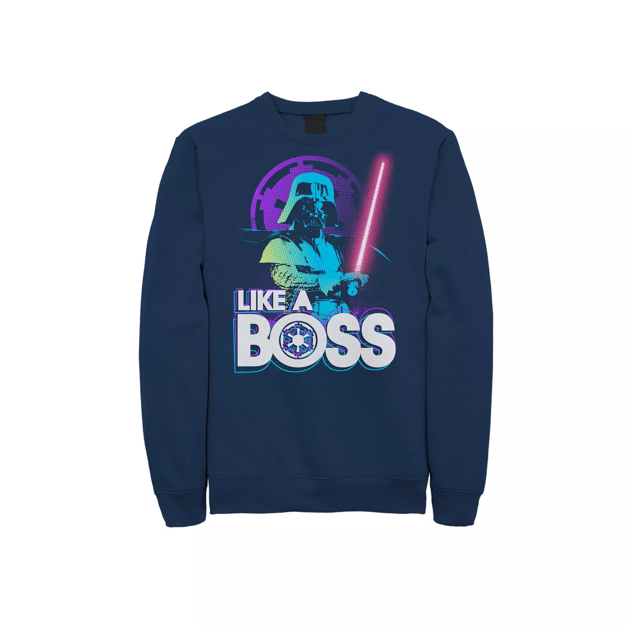 Men's Star Wars Vader Like a Boss Sweatshirt,  Product Image