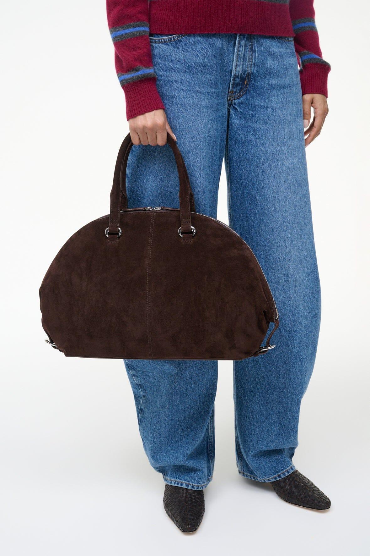 HESTER SATCHEL | ESPRESSO SUEDE Product Image