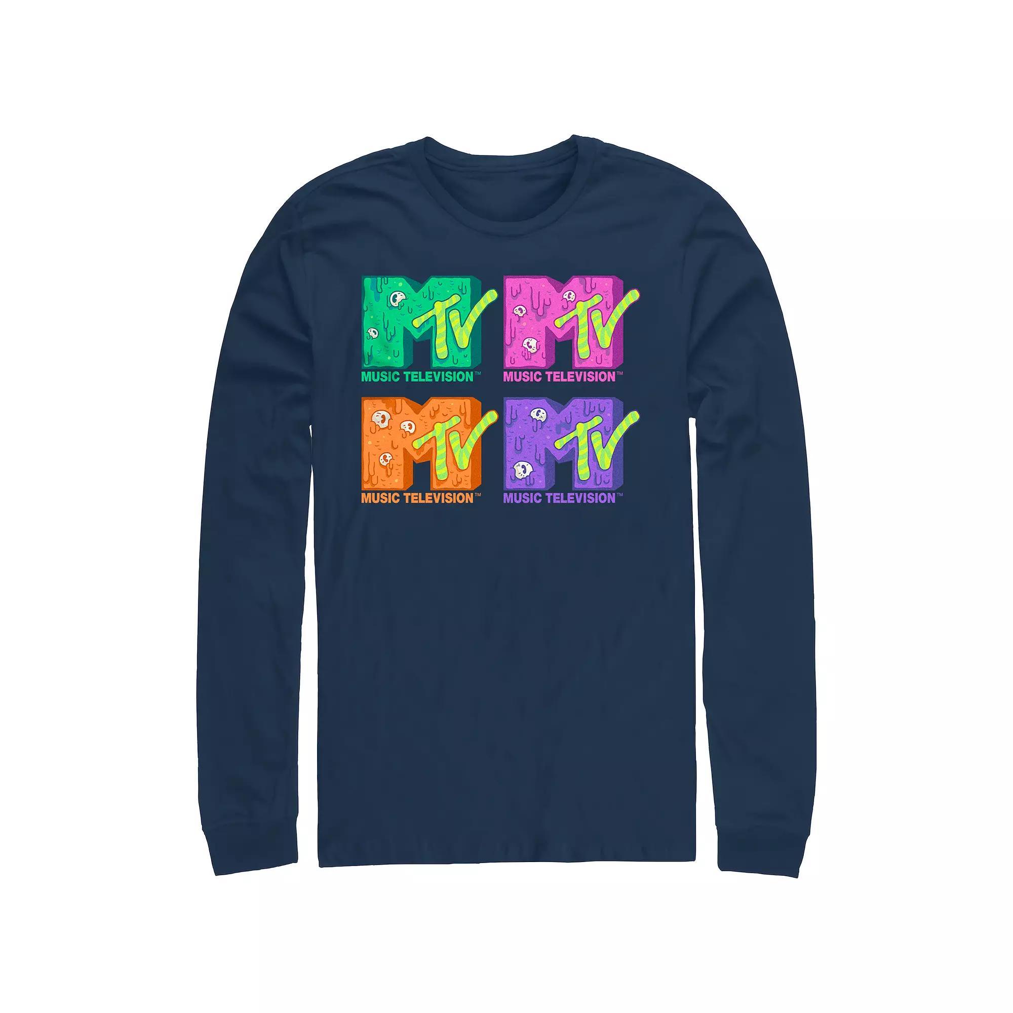 Men's MTV Slime Logos Graphic Tee,  Product Image