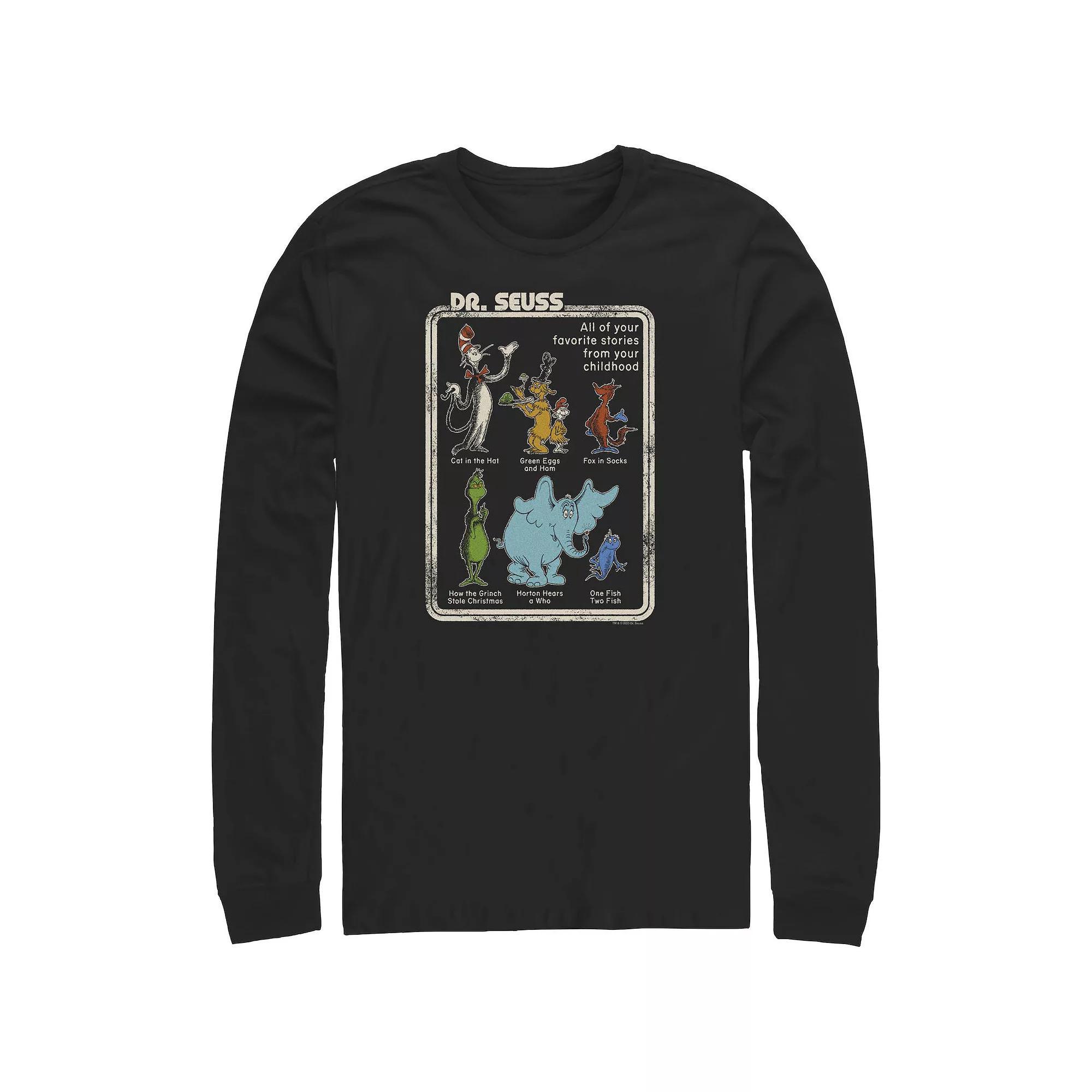 Big & Tall Dr. Seuss Stories From Your Childhood Long Sleeve Graphic Tee, Men's,  Product Image