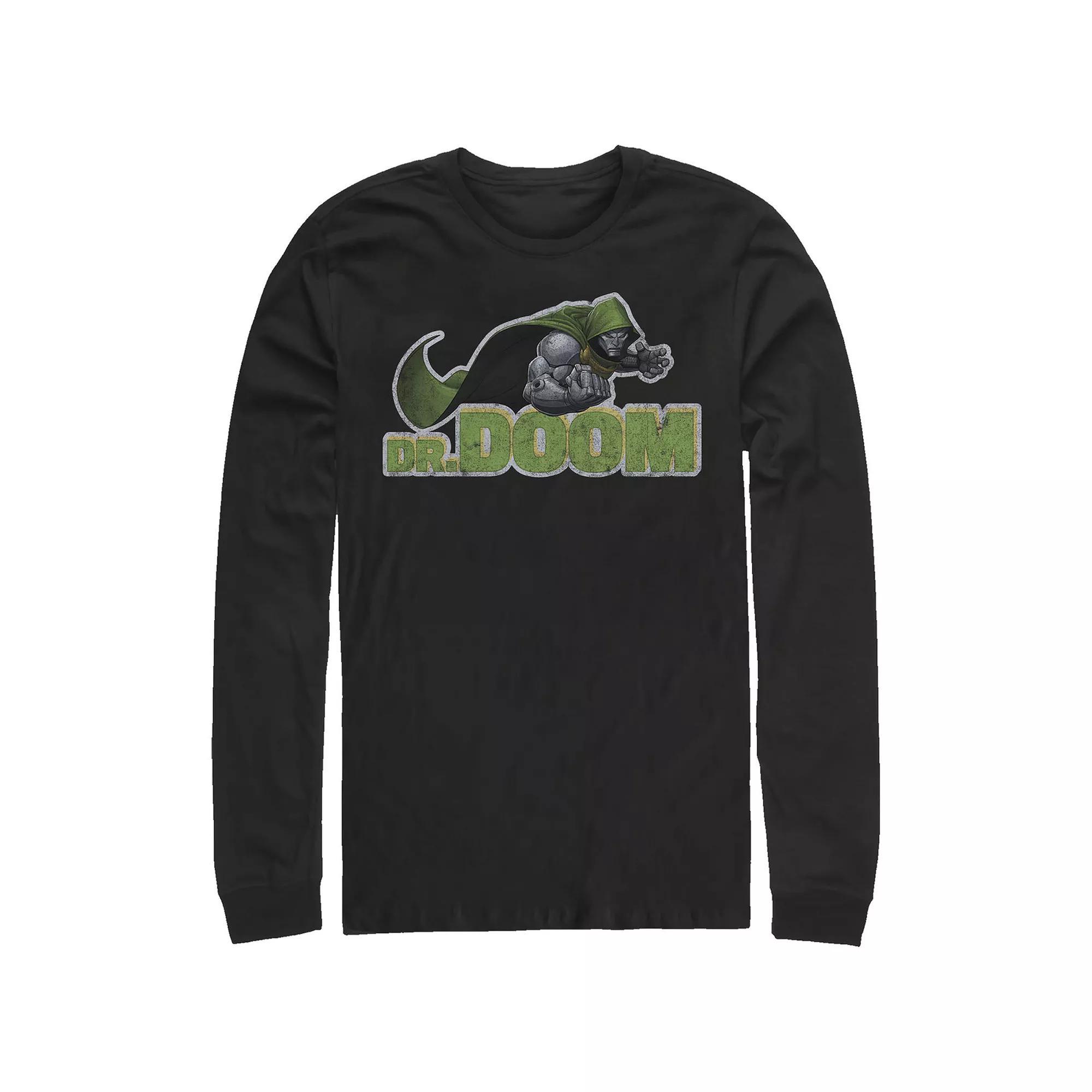 Men's Marvel Fantastic Four Doctor Doom Long Sleeve Graphic Tee,  Product Image