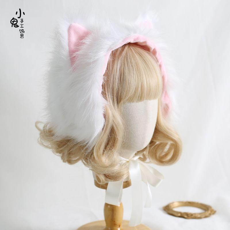 Cat Ear Chenille Hat Product Image