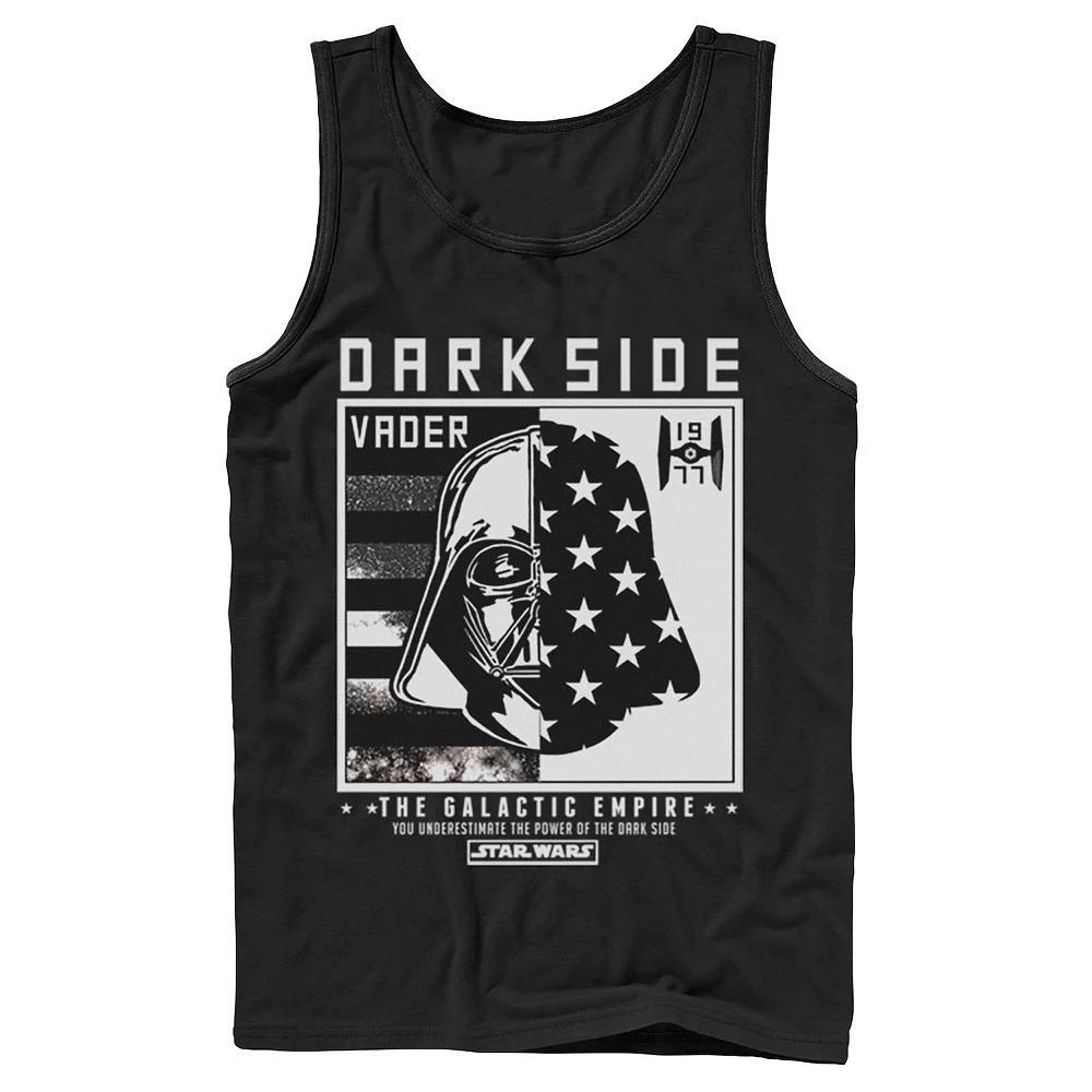 Men's Star Wars Darth Vader Dark Side Stars Tank Top, Size: XL, Black Product Image