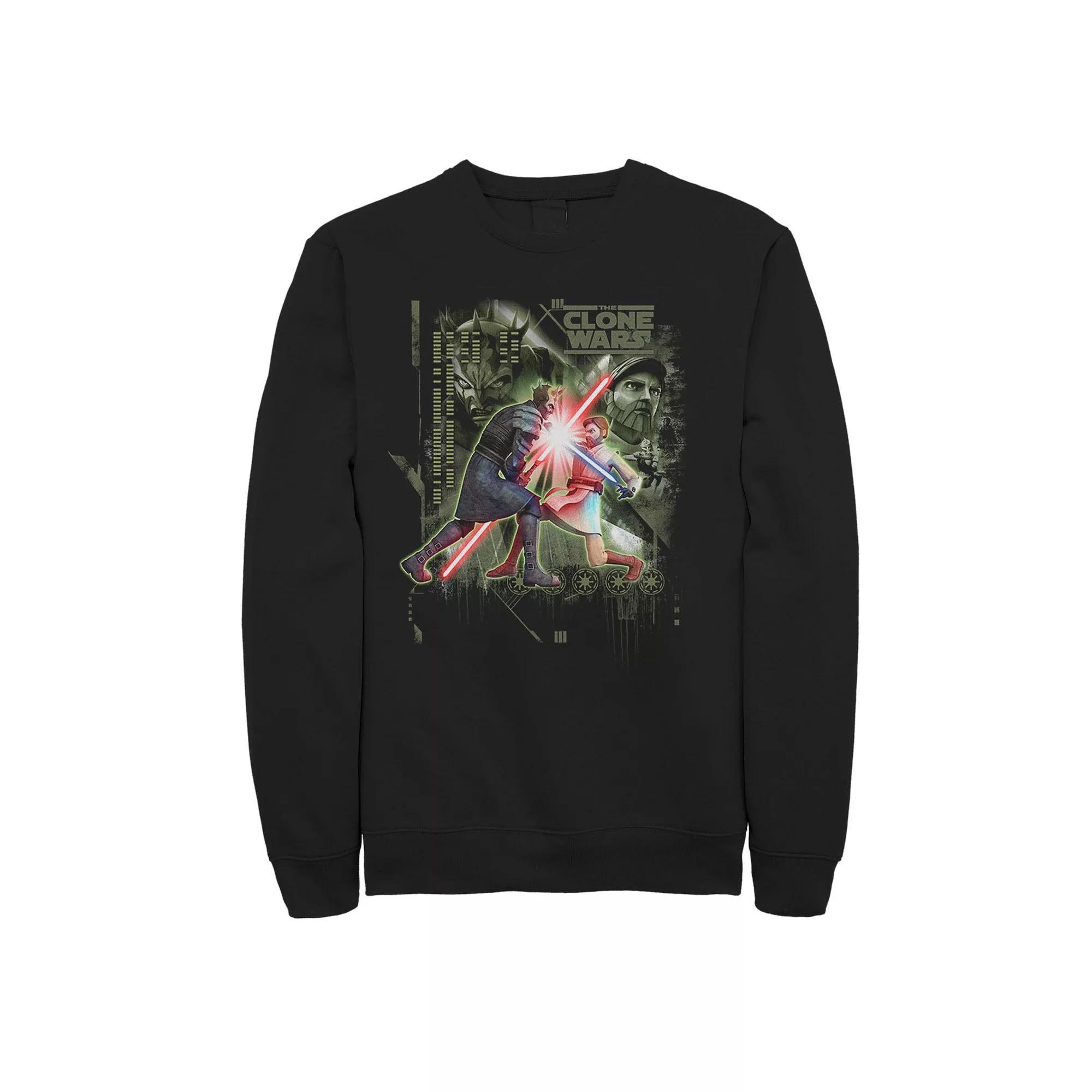 Men's Star Wars: The Clone Wars Lightsaber Duel Sweatshirt,  Product Image