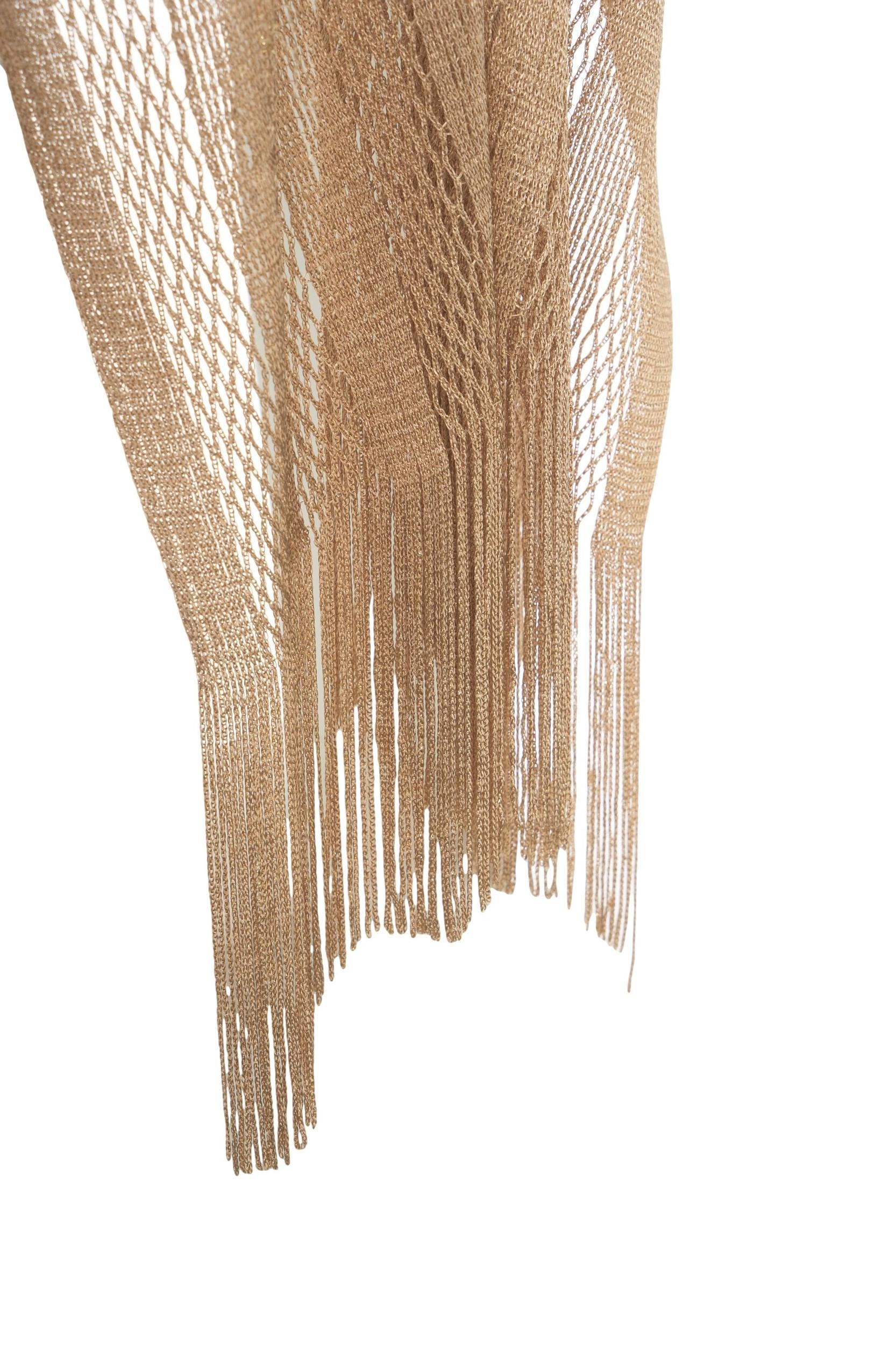 Poncho with fringes Product Image