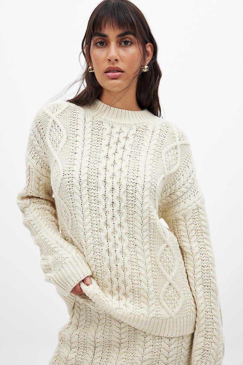 Cable Knitted Sweater Product Image