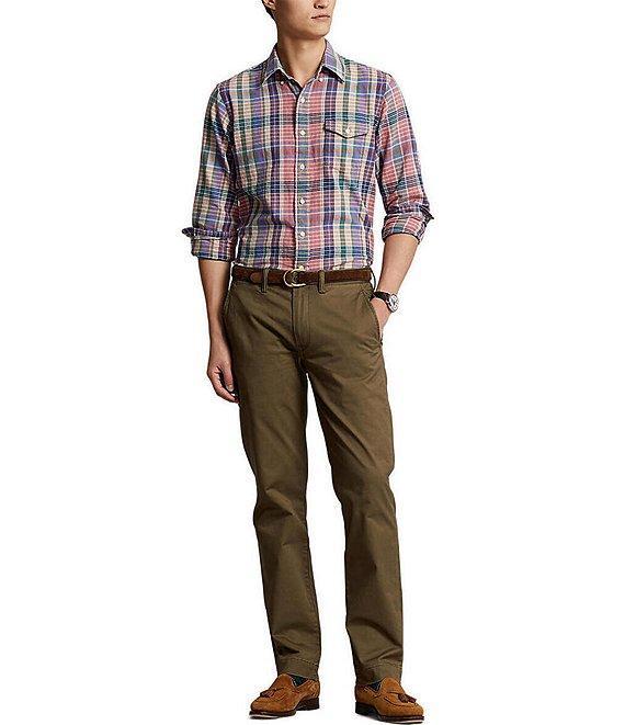 Polo Ralph Lauren Straight Fit Flat Front Stretch Twill Chino Pants Product Image