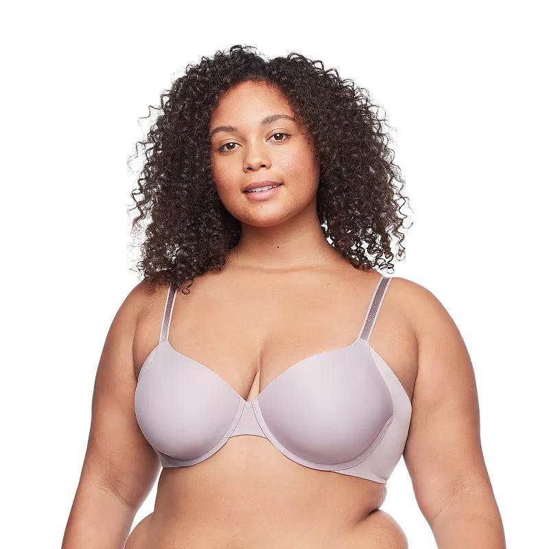 Warners No Side Effects® Seamless Underarm-Smoothing Comfort Underwire Lightly Lined T-Shirt Bra RA3061A, Women's, Size: 42 C, Toasted Brown Product Image