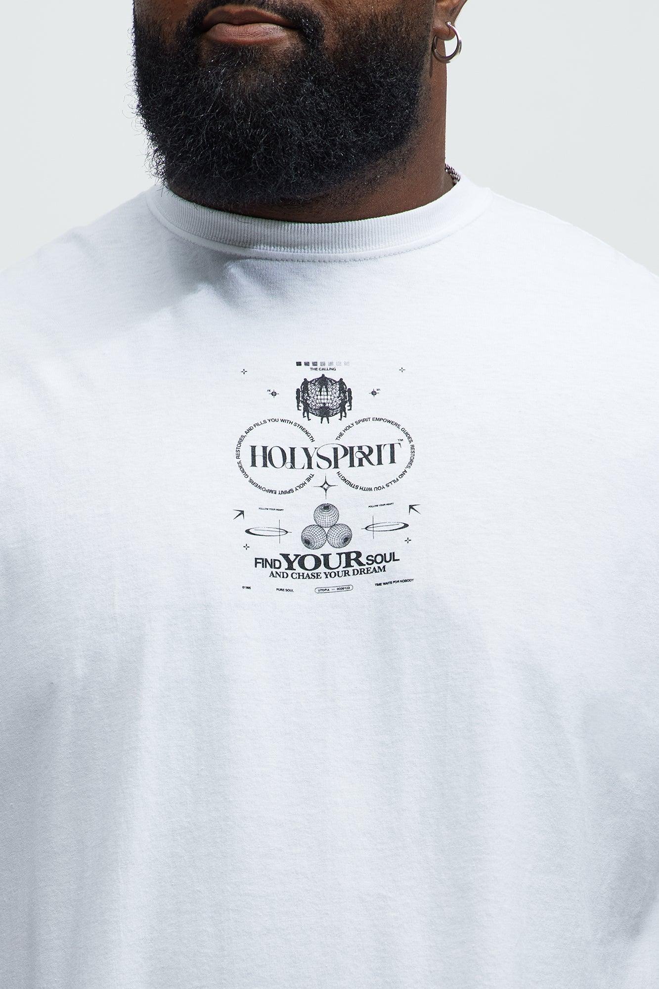 Find Your Soul Short Sleeve Tee - White Product Image