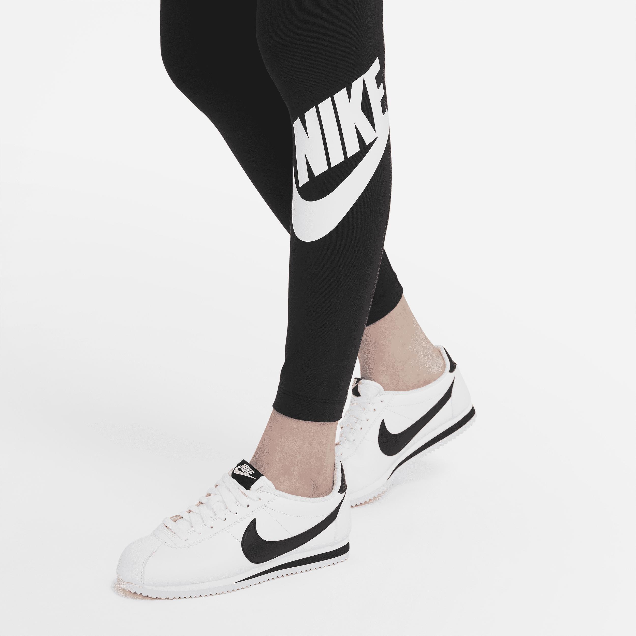 Womens Nike Sportswear Essential High-Waisted Logo Leggings Product Image