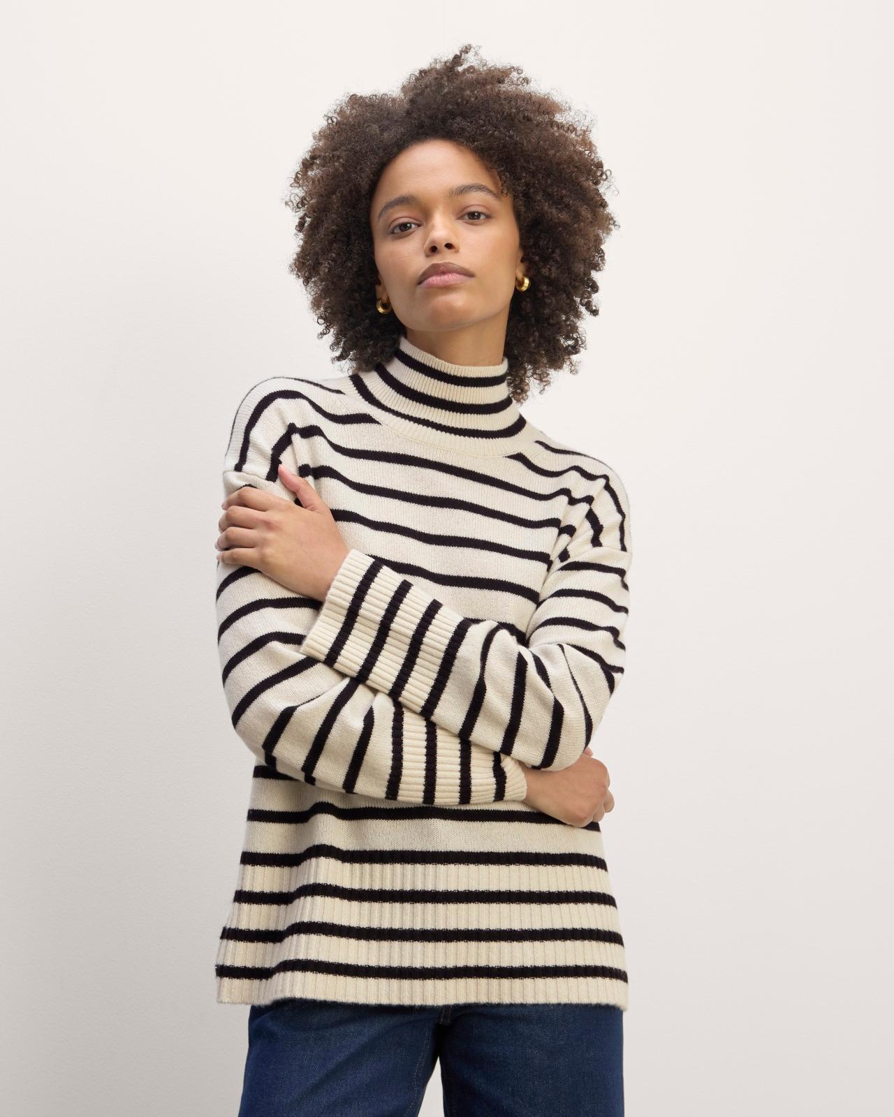 Womens Boxy Turtleneck in Cashmere Sweater by Everlane Product Image