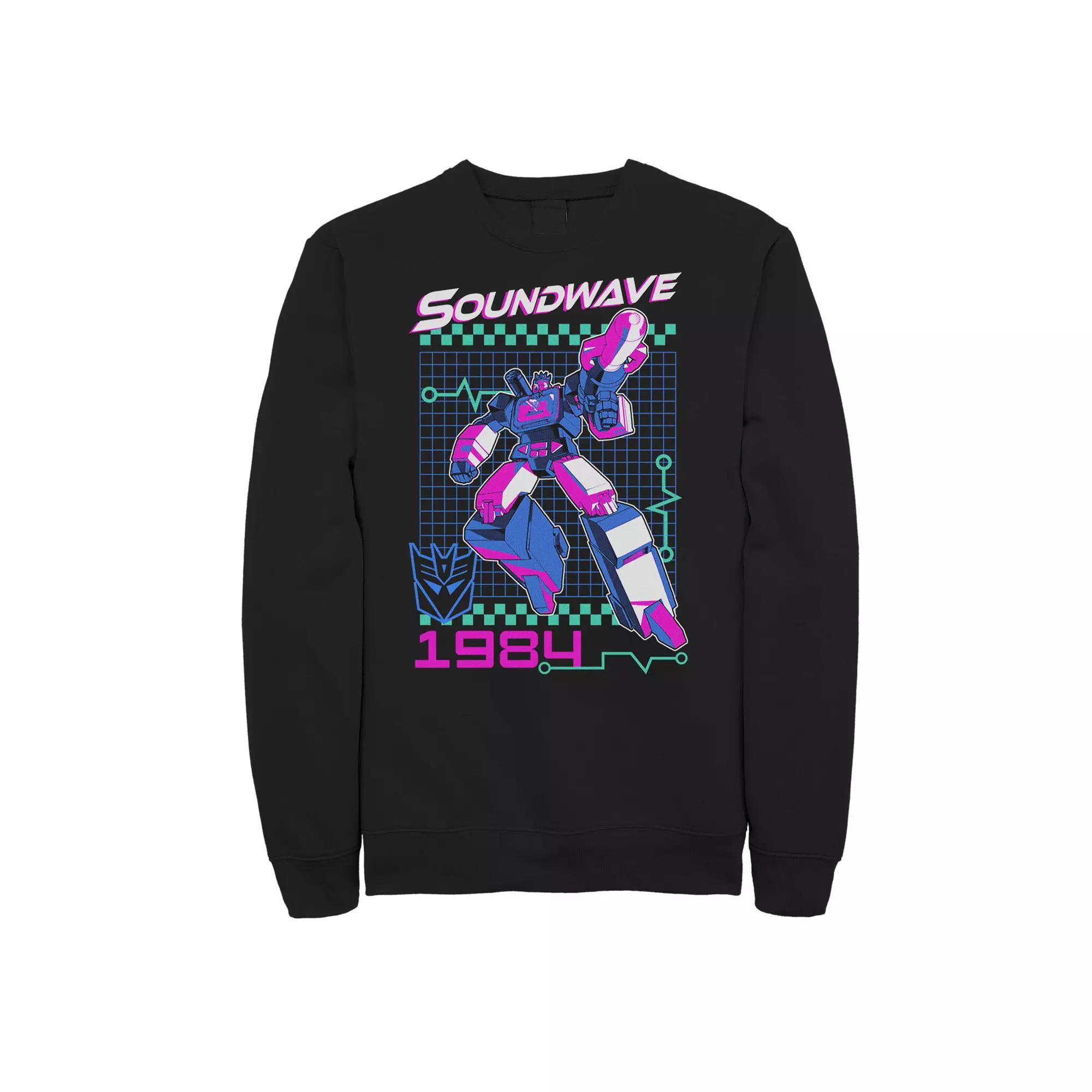 Big & Tall Transformers Soundwave 1984 Graphic Fleece, Men's,  Product Image